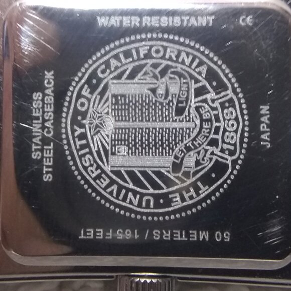 Fossil Arkitekt University of California 1868 Watch Brown Leather New Bat Great - Picture 2 of 11